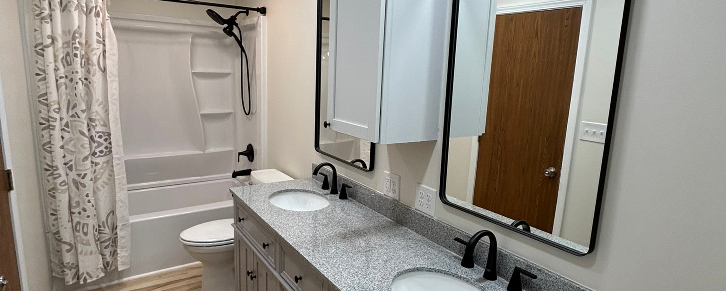 bathroom remodel finished