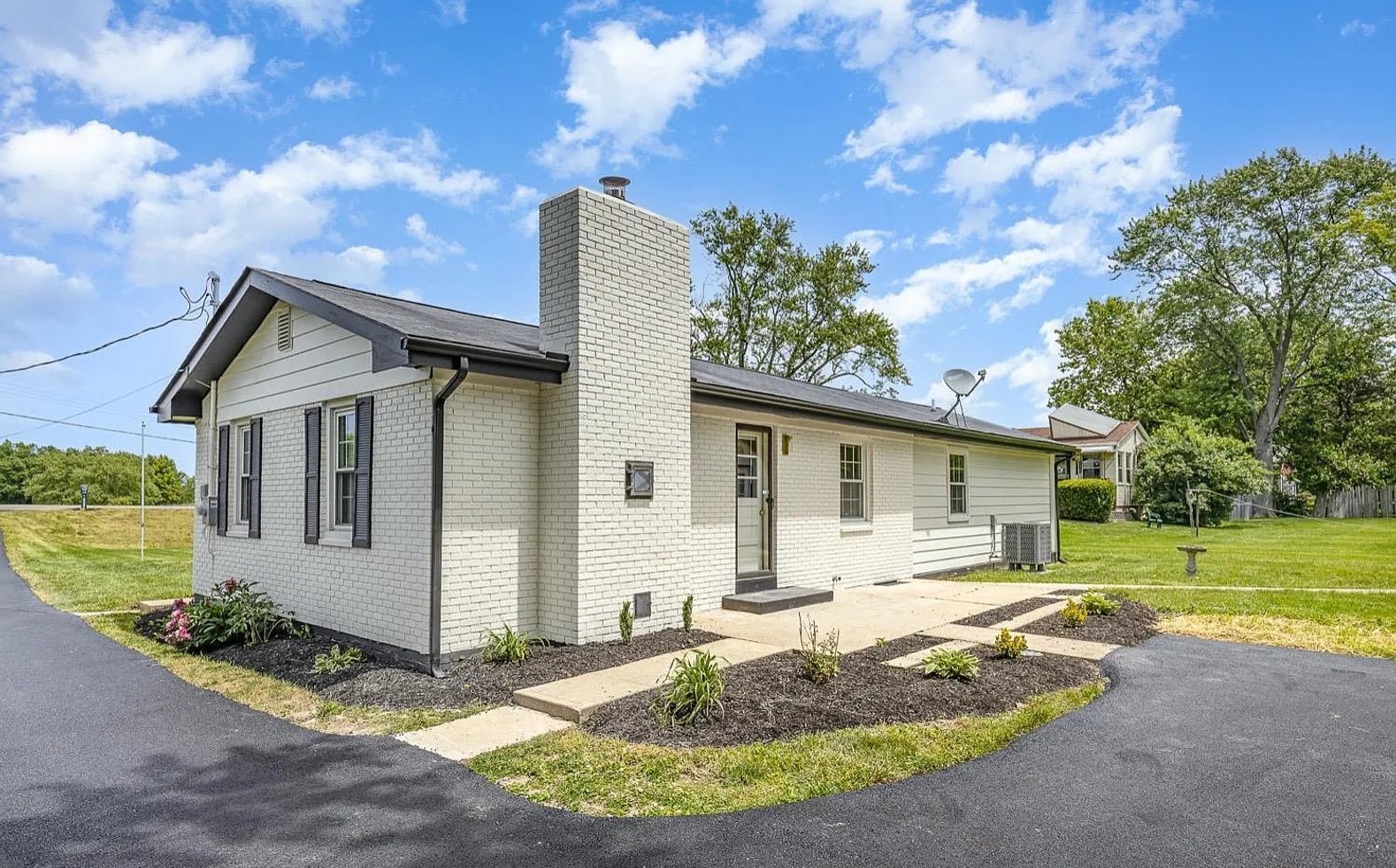 Brick paint after finish